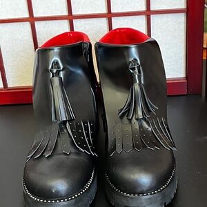 Fashionable Leather Enkletboots